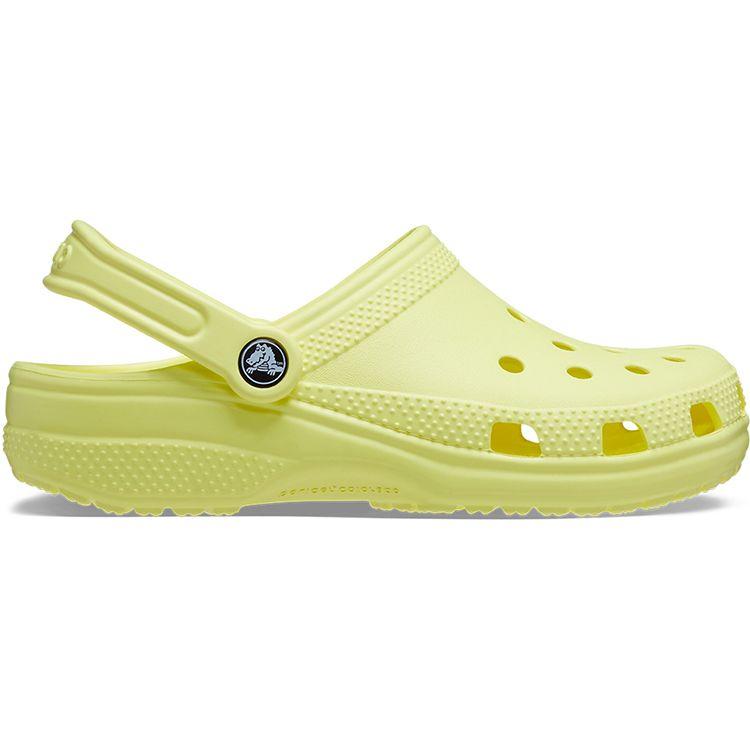 Crocs Classic Clog Beach Sandals Unisex Footwear Iris-Yellow 10001-75U