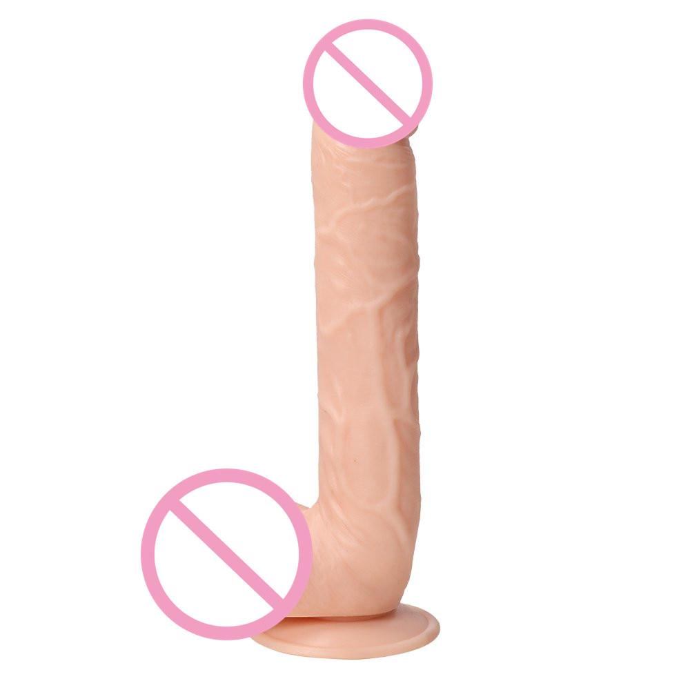 28*5CM Super Huge Black Dildos Realistic Anal Butt with Suction Cup Big Soft Penis Sex Toy For Women