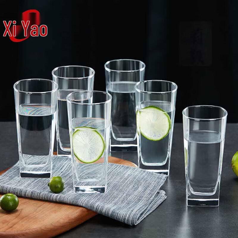 Xiyao Transparent Glass Drinkware Set