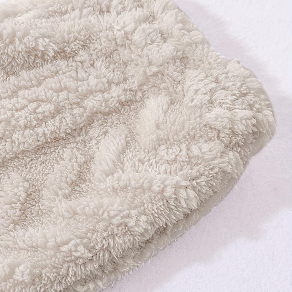 Women's Fashion Solid-Color Homewear Plush Comfortable One-Piece Pajama