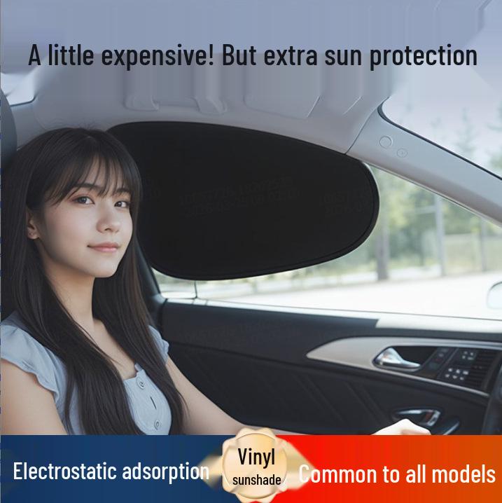 Magnetic Car Window Sunshade: Heat Insulation & UV Protection Side Curtains