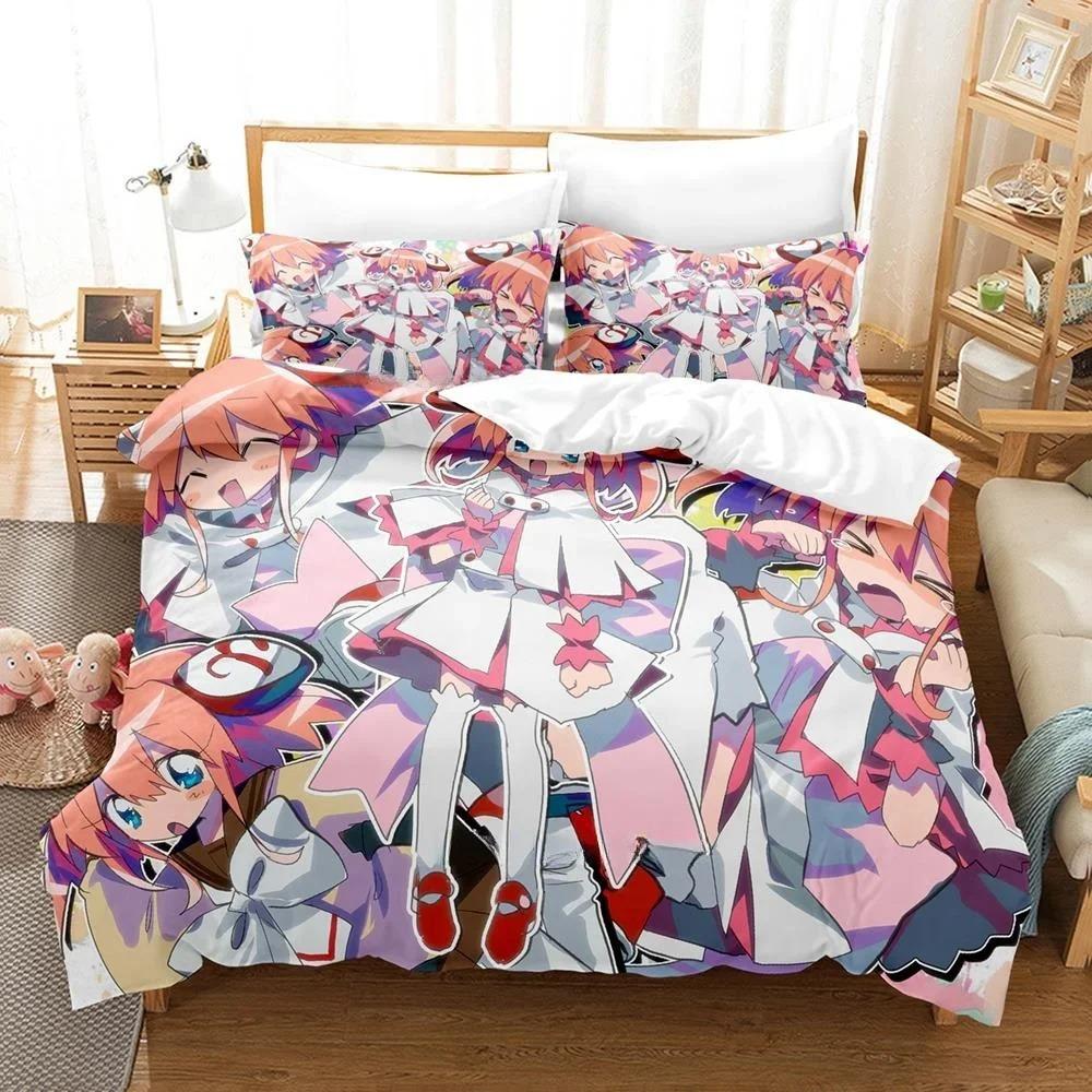 3D Printing Anime Kawaii Girls Rizelmine Bedding Set Single Twin Full Queen King Size Bed Set Adult Kid Bedroom Duvet cover Sets