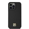 Etui do iPhone 15 Pro Max DKNY Leather Monogram MagSafe Czarne