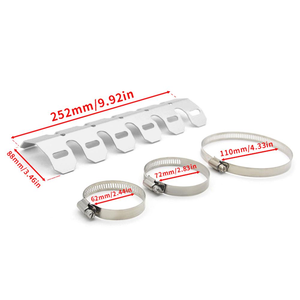 Motorcycle Exhaust Muffler Pipe Leg Protector Heat Shield Cover Heat Resistant Protector Moto Accessories Universal For Yamaha