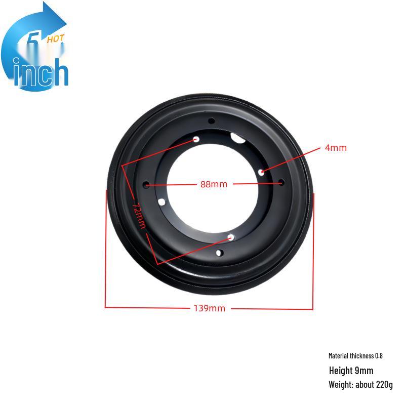 3-12 Inch Universal Black Iron Rotating Base with Full Ball Bearings for Furniture, TV Cabinets, and Bookshelves