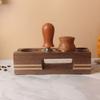 Wood Coffee Tamper Holder Wooden Espresso Tamper Stand Tamper Station Wooden Base Espresso Tamping Station Food Safe