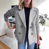 2025 European & American Women's Woolen Suit Collar Casual Top Coat