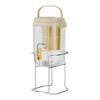 Refrigerator Water Dispenser with Tap -  Plastic Pitcher for Iced Tea & Fruit Infusion, Heat-Resistant Beverage Container