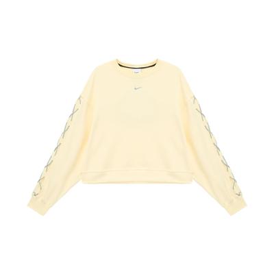 Sweatshirts Women's Yellow Crew Neck Moderate Other (Unisex) Sweatshirts DX0003 744