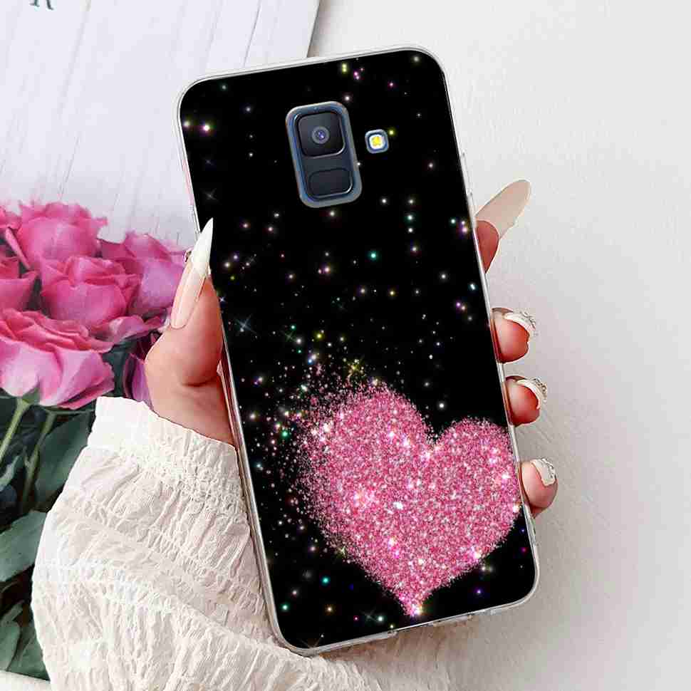 For Samsung Galaxy A6 2018 5.6" Case SM-A600F Soft Silicone TPU Cover For Samsung a6 A6 2018 SM-A600FN New Butterfly Phone Cases