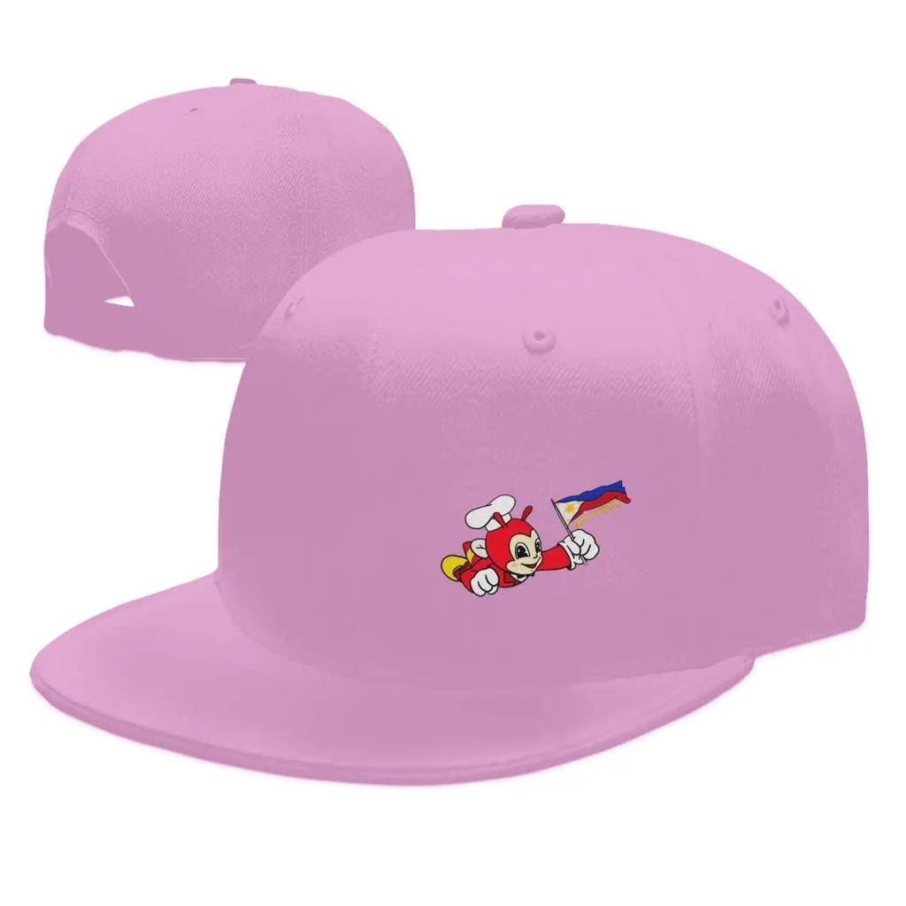 JOLLIBEE BEE HAPPY PHILIPPINE FLAG STICKER Baseball Caps Snapback Unisex Women Hats OutdoorCap Hip Hop Baseball Hat Casquette