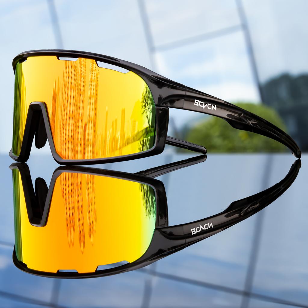 SCVCN Cycling Glasses Outdoor Bicycle Sunglasses for Men UV400 Sports Running Glasses Women MTB Cycling Sunglasses UV400 Hiking