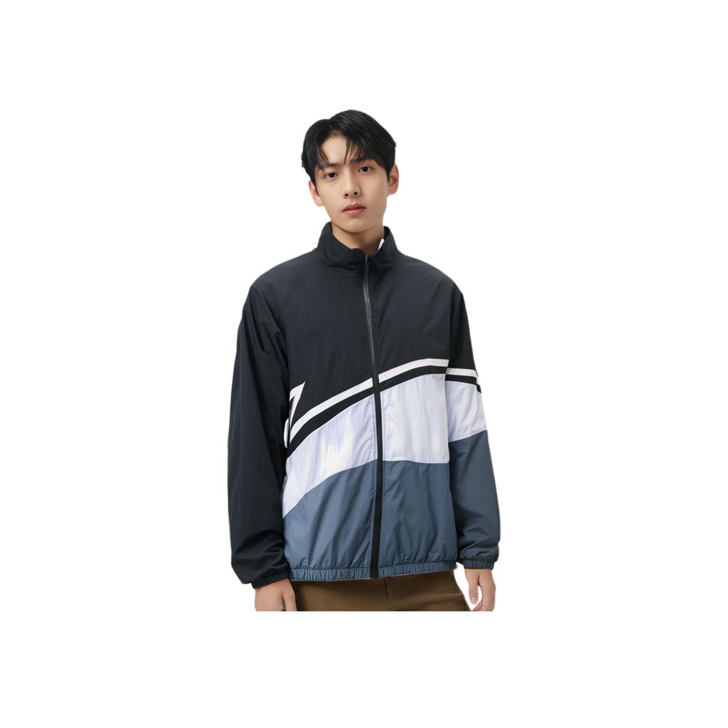 Li Ning Casual Sports Zip Long Sleeve Jacket Unisex Jackets Standard-Black AJDQ036-3