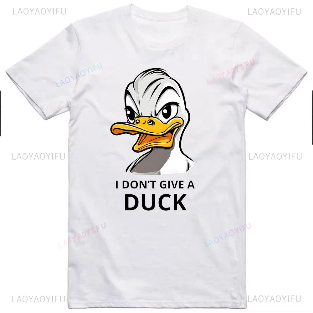Mens Funny T-Shirt Rude Seagull Design Regular Fit Tee Women Men 3D Print Cartoon Graphic T-Shirts