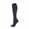 Calze a compressione Pois piccoli Righe Colore caramella Vene varicose Infermiere Sport Corsa Polpaccio Pressione Calze Protezione Piedi Supporto