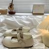 Retro Round Head Cute Mary Jane Single Shoes Women's Spring Flat Bottom Versatile Small Leather Shoes