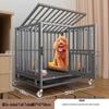 Medium Indoor Dog Cage with Toilet for Golden Retriever, Samoyed, Border Collie, Labrador - Thickened Pet House Fence