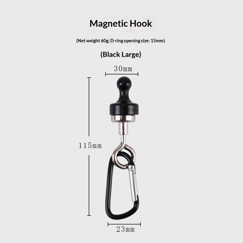 Camping Magnetic Hook Strong Suction Separable Outdoor Tent Canopy Carabiner Magnet Hanger Hiking Camping Accessories