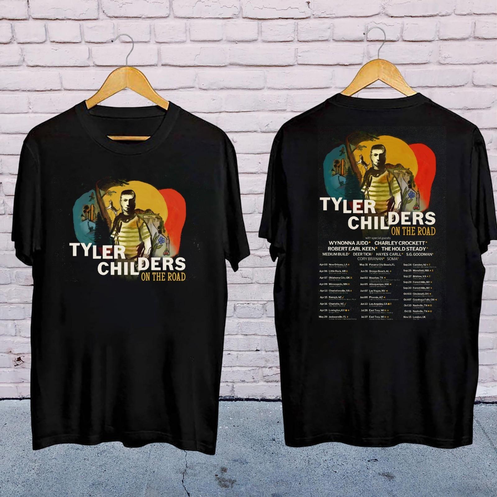 New Tyler Childers on the Road 2026 Gift For Fans Unisex S-5XL Shirt SS2572 XXL