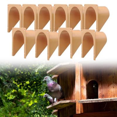 10 Pieces Race Pigeon Cage Entrance, Homing Accessories, Only In But Not Out Nest Door for