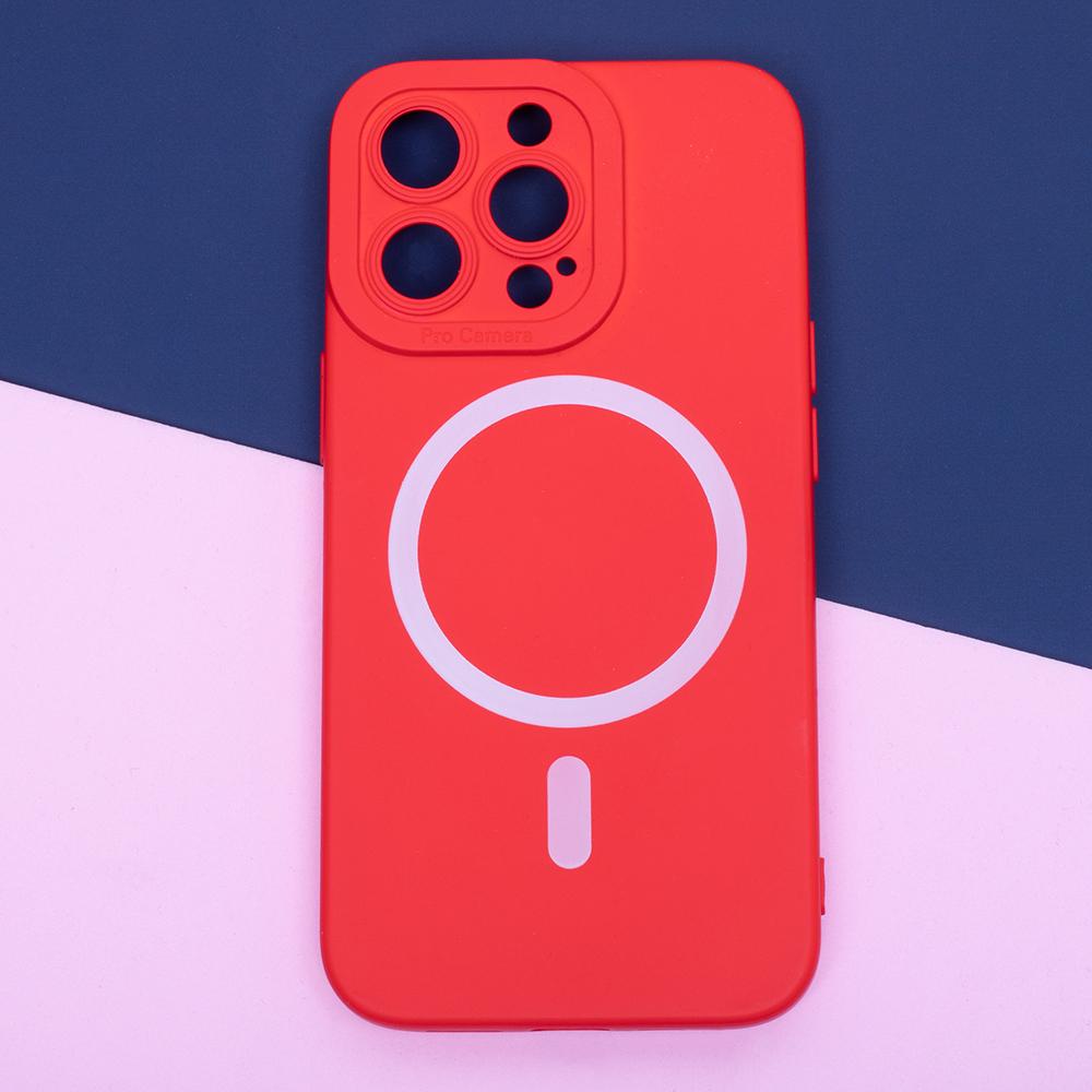 Nakładka Silicon Mag Do Iphone 14 Pro 6,1" Czerwona