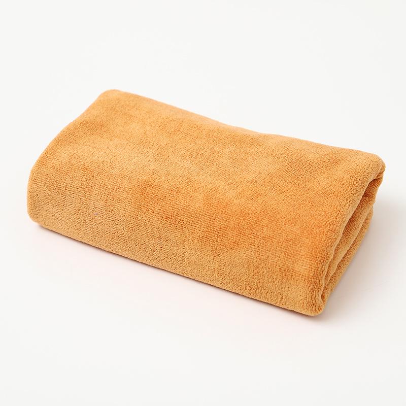 

Microfiber Thickened Absorbent Hair Towel for Barbershop & Salon - Customizable Logo 400g/sqm 35*75 cm помаранчевий