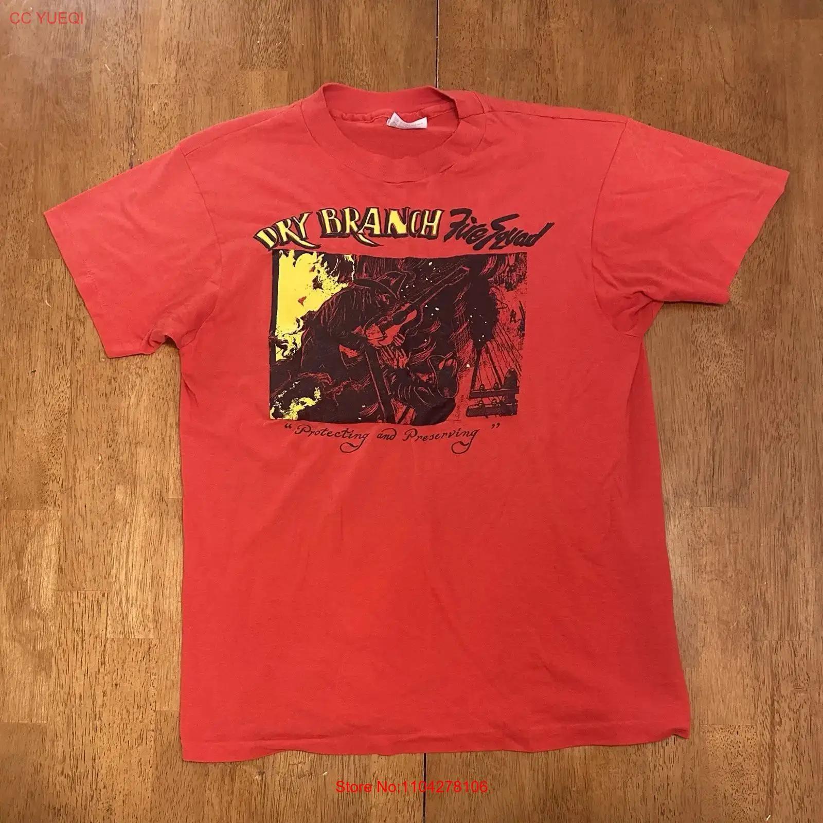 

Vintage 80s Dry Branch Fire Squad T Shirt Fits Small Bluegrass Country Music vintage Washed Versatile Unisex designer clothes S разноцветный