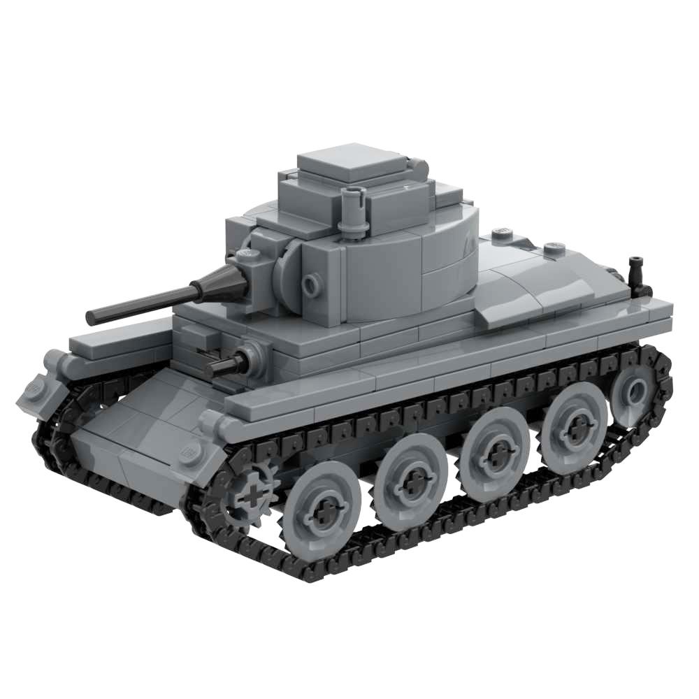 Light Tank M3 38T Stuart Military Building Block Toy ww2 Army Bricks Assembly Set Compatible with Brands