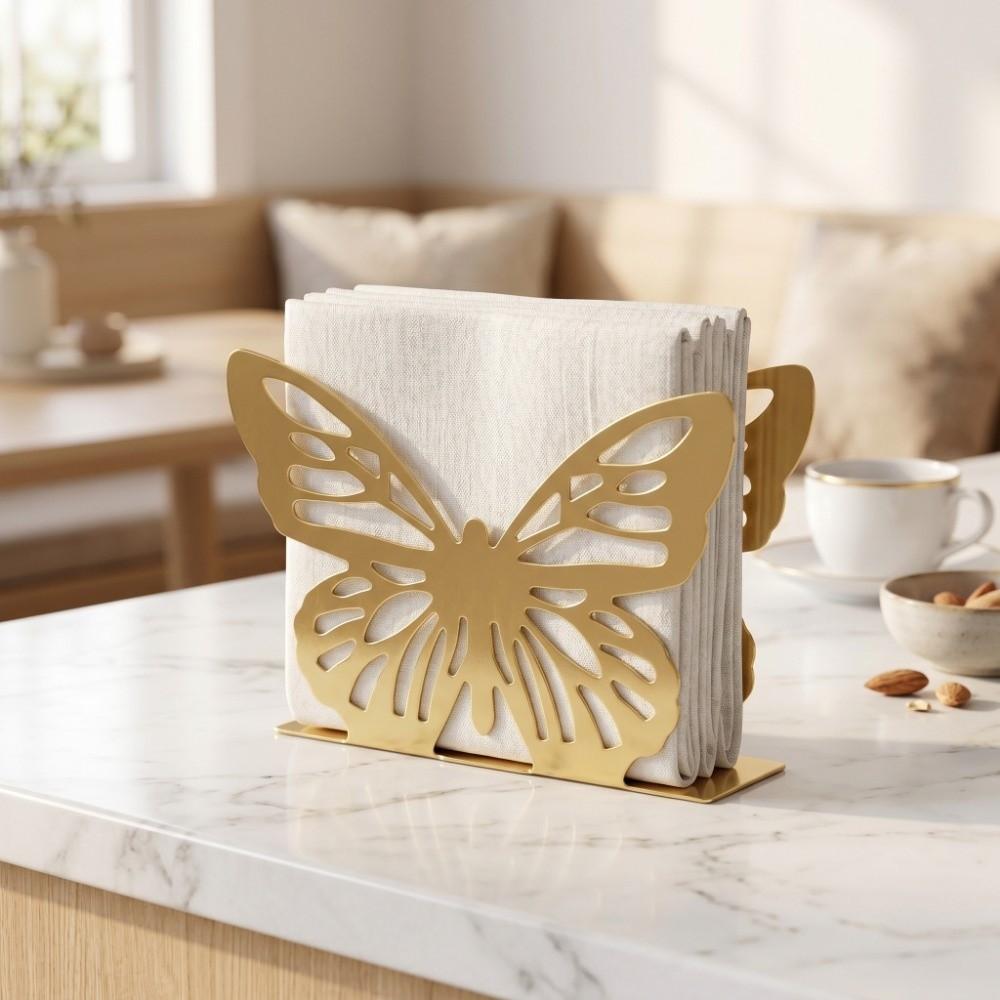 Butterfly Rabit Shape Napkin Storage Vertical Design Tissue Dispenser Paper Towel Holder  Home