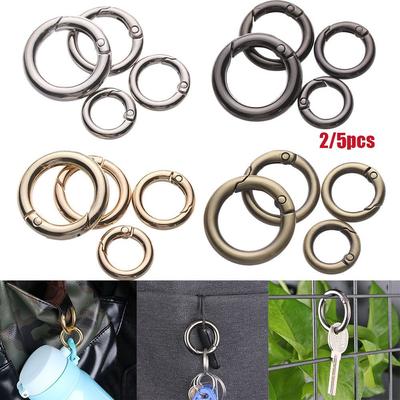 Trigger Plated Gate Snap Clasp Clip Spring O-Ring Buckles Bag Belt Buckle Carabiner Purses Handbags