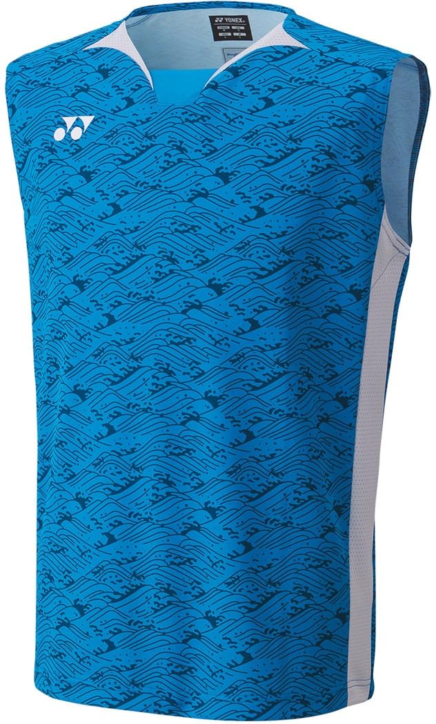 

Yonex Sleeveless Game Blue Size M Men s Shirt, (002),