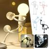 Changeable Shape Funny Sportsman Night Light Button Battery Desk Lamp For Bedroom Bathroom Hallway Kitchen Christmas Decorations