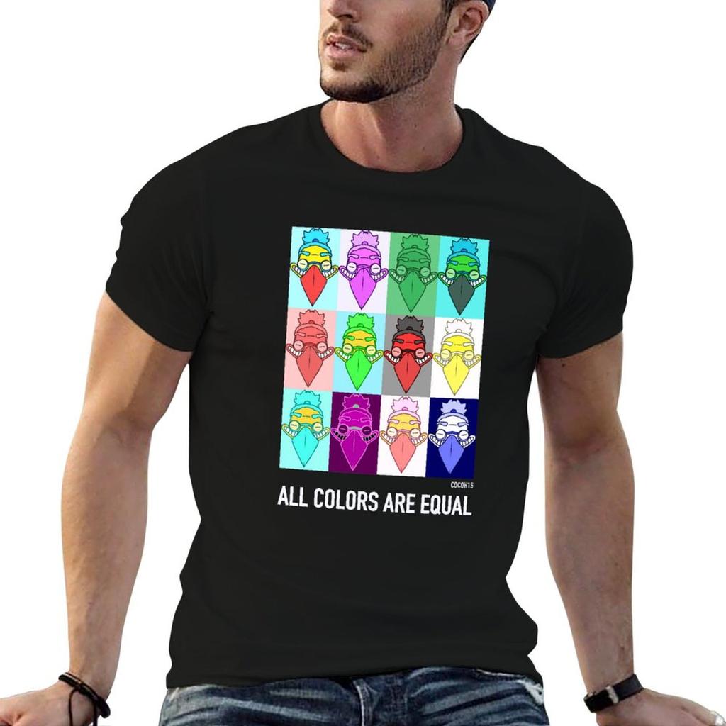 ALL COLORS ARE EQUAL COCOh TShirt Casual Daily Graphic Tee