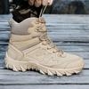 New Men Tactical Boots Waterproof Desert Lace Up Military Hunting Hiking Shoe Unisex Army Boot Male Safety Ankle Climbing Shoe