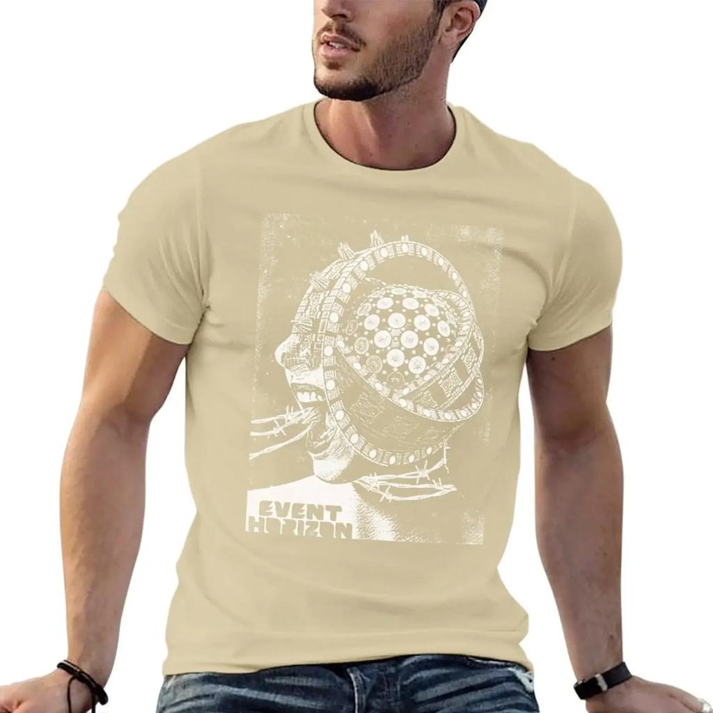 Event Horizon T-shirt Summer Top Sweat Oversized T Shirts for Men