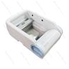 Smart Stainless Steel Base Cat Litter Box, Fully Automatic Open Litter Box with Wi-Fi Cleaning App, Self-Cleaning Cat Toilet