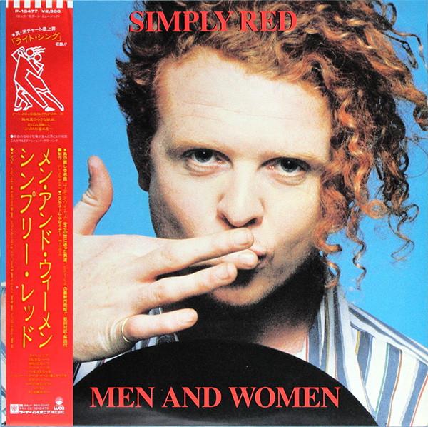 Виниловая пластинка SIMPLY RED  Мужчины и женщины P13477 WEA 1987 Япония Obi Рок Б/у