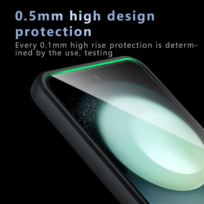 For Samsung Galaxy Z Flip6 5G Case Compatible with MagSafe Skin-Touch TPU+PC Phone Cover