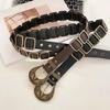 Pu Leather Waist Belt American Dress Jeans Belt Fashionable Women's Belt  Spicy Girls