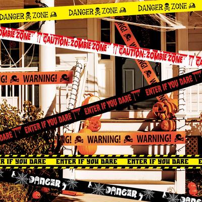 Halloween Warning Tape for Horror Party Decorations