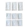 White Cotton Handkerchief Set with Crochet Lace Trim, Soft Cloth Hankies for Daily Wiping, Pocket Carry, and Wedding Anniversary Gift