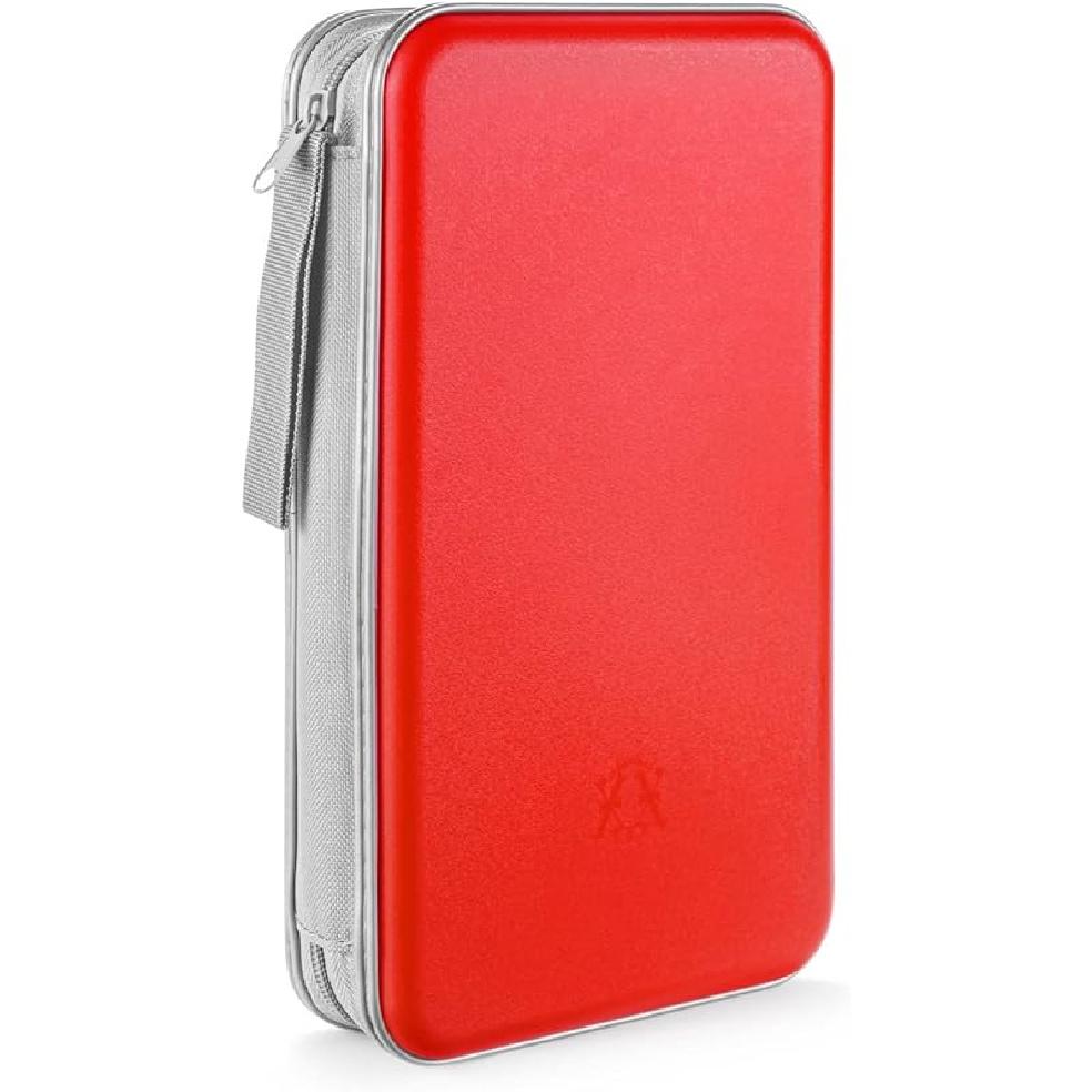 DVD Case, 96 Capacity CD Case Portable CD Holder Storage Hard Plastic DVD Wallet Holder Organizer For Car