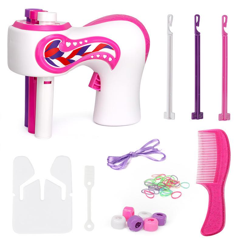 Electric Triple-Strand Braider: Automatic French Braid Hair Toy for Girls