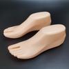 1Pair Plastic Mannequin Foot Model Hollow Sock Display Foot Female Feet  For Thong Sandal Shoe Sock