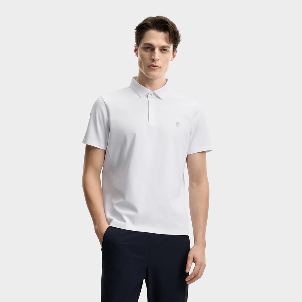 Fila Tennis Fashion Classic Minimalist Sports Casual Comfortable Solid Color Basic Breathable Short Sleeve Polo Shirt Men tops A11M623151FWT