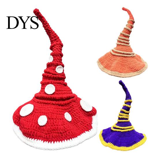 Handmade Gift for Craft Lovers Crochet Twisted Witch Hat DIY Kit, Fall Halloween Patterns Kit Adults, Autumn Party Decor Decoration
