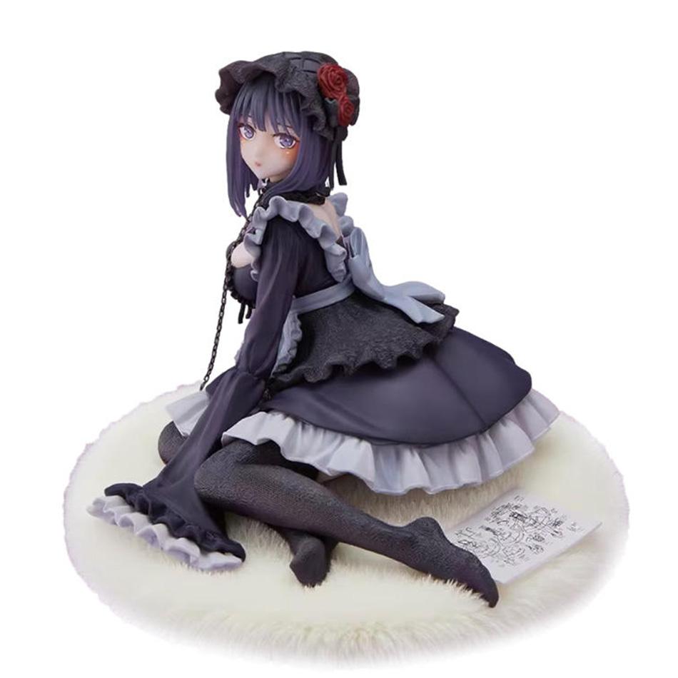 2pcs My Dress-Up Darling Anime Figure Black Maid Outfit Kitagawa Marin Action Figure Shizuku Kuroe Figurine Collection Model