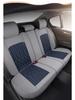 Universal Breathable Linen Car Seat Cushion - Full Surround for All Seasons, Fits Five Seats