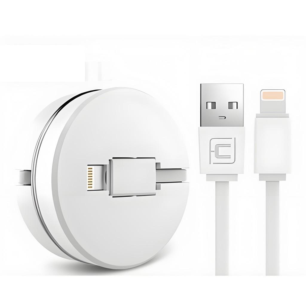 Box Round Retractable Data Cable Multi Functional Charging Cable Iphone For