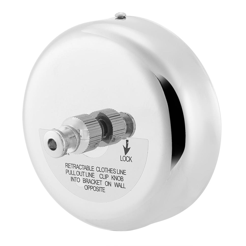 

Stainless Steel Retractable Clothesline Indoor Outdoor Laundry Single Clothes Drying Line Home